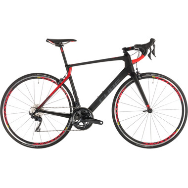 Bicicleta de carrera CUBE AGREE C:62 PRO Shimano Ultegra R8000 34/50 Negro/Rojo 2019 0